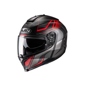 HJC C70 Lantic MC1SF Full-Face Helmet (matt black / red)