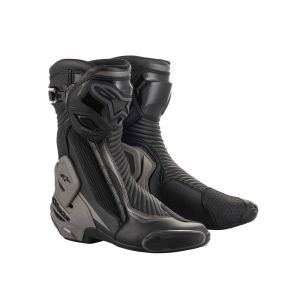 Alpinestars S-MX Plus v2 Motorcycle Boots (black / grey)