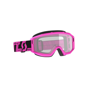 Scott Primal Motorcycle Goggles (transparent | black / pink)