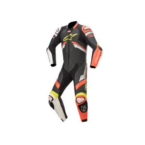 Alpinestars GP Plus V3 Leather one-piece suit (black / white / orange / yellow)