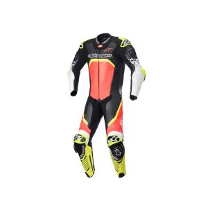 Alpinestars GP Tech V4 one-piece Leather Suit Men (black / red / yellow / white)