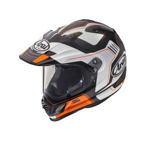 Arai Tour-X4 Vision Motorradhelm (schwarz/weiß/orange)