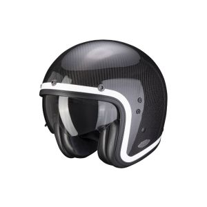 Scorpion Belfast Carbon Lofty Jet Helmet (black / carbon / white)
