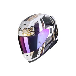 Scorpion Exo-520 Air Fasta Motorcycle Helmet (white / black / gold)