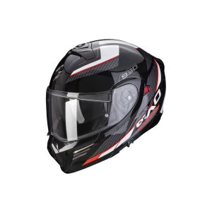Scorpion Exo-930 Navig Metal Flip-Up Helmet (black / white / red)