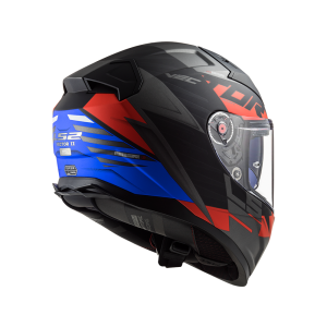 LS2 FF811 Vector II Absolute Full-Face Helmet (matt black / red / blue)