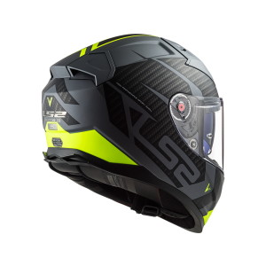 LS2 FF811 Vector II Splitter Full-Face Helmet (titanium matt / yellow)
