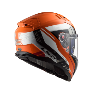 LS2 FF811 Vector II Stylus Full-Face Helmet (orange / black / white)