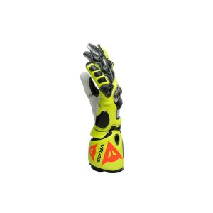 Dainese Full Metal 6 Replica Valentino Motorcycle Gloves (black / yellow)