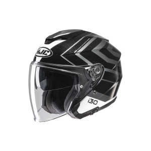 HJC i30 Zetra MC5 Jet Helmet (black / grey)