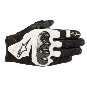 Alpinestars SMX-1 Air v2 Motorcycle Gloves (black / white)