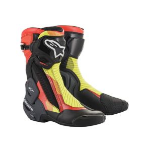 Alpinestars S-MX Plus v2 Motorcycle Boots (black / yellow / red)