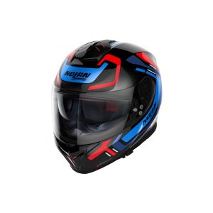 Nolan N80-8 Ally N-Com Full-Face Helmet (black / red / blue)