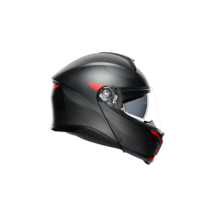 AGV Tourmodular Frequency flip-up helmet (matt black / red)