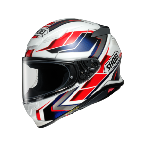 Shoei NXR2 Prologue TC-10 Motorcycle Helmet (white / blue / red)