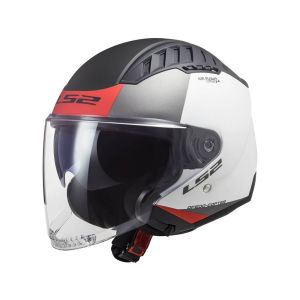 LS2 OF600 Copter Urbane Matt Motorcycle Helmet (white)