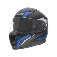 Germot GM 330 Motorcycle Helmet (black / blue)