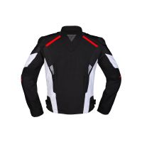 Modeka Lineos Motorcycle Jacket (black / white / red)