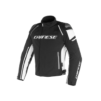Dainese Racing 3 D-Dry Motorcycle Jacket (black / white)