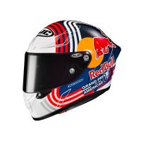 HJC R-PHA 1 Red Bull Austin GP Motorcycle Helmet (matt white / blue / red)