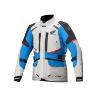 Alpinestars Honda Andes V3 Drystar Motorcycle Jacket Men (light grey / blue / red)