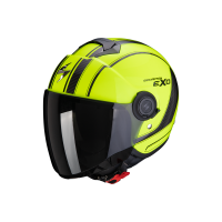 Scorpion Exo-City Scoot Motorcycle Helmet (yellow / black)