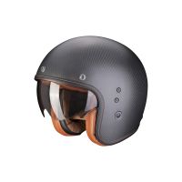 Scorpion Belfast Carbon Evo Solid Jet Helmet (matt black / carbon)