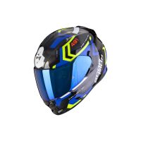 Scorpion Exo-491 Spin Full-Face Helmet (black / blue / yellow)
