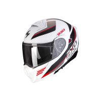 Scorpion Exo-930 Navig Flip-Up Helmet (matt white / black / red)