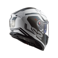 LS2 FF811 Vector II Metric Full-Face Helmet (white / titanium / silver)