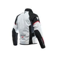 Dainese Tempest 3 D-Dry Motorcycle Jacket (light grey / black / red)