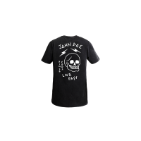 John Doe Live Fast Skull T-Shirt (black)
