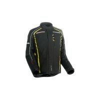 Dane Tornby GTX Motorcycle Jacket (black / neon yellow)