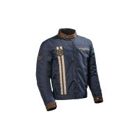 DIFI Osborne Aerotox Motorcycle Jacket (blue / brown)