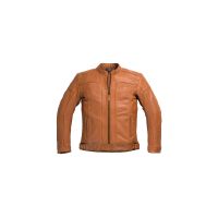 DIFI Vince motorbike leather jacket men (brown)