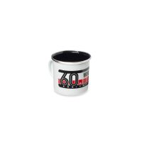 Yamaha 60 Years MotoPG Enamel Mug (white / red / black)