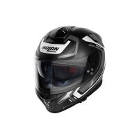 Nolan N80-8 Ally N-Com Full-Face Helmet (matt black / white)