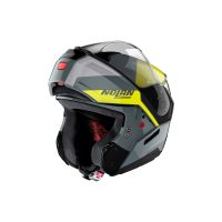 Nolan N90-3 Wilco N-Com Motorcycle Helmet (grey / yellow)
